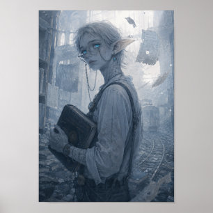 Angst / Archivar / Bibliotheekposter Poster