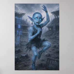 Angst / Ballerina / Verwoeste Stadion Poster