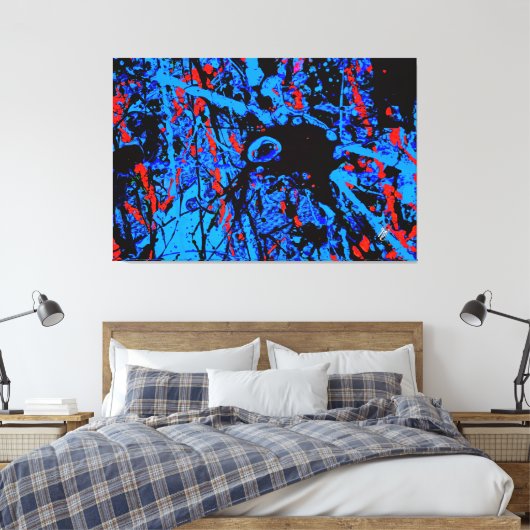 Angst Canvas Afdruk (Insitu (Slaapkamer))