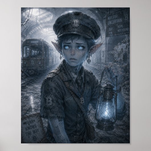 Angst / conducteur / metro poster (Voorkant)