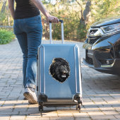 Angst, de zwarte leeuw sticker (Koffer Insitu)