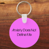 Angst definieert me niet sleutelhanger (Voorkant)