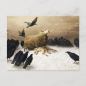 Angst door August Friedrich Albrecht Schenck Briefkaart (Voorkant)