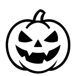 Angst draagt een glimlach