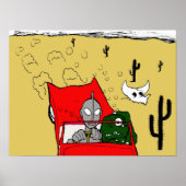 Angst en afkeer met Godzilla Poster (Voorkant)