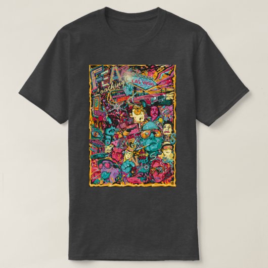 Angst en haat in Las Vegas T-shirt (Design voorkant)