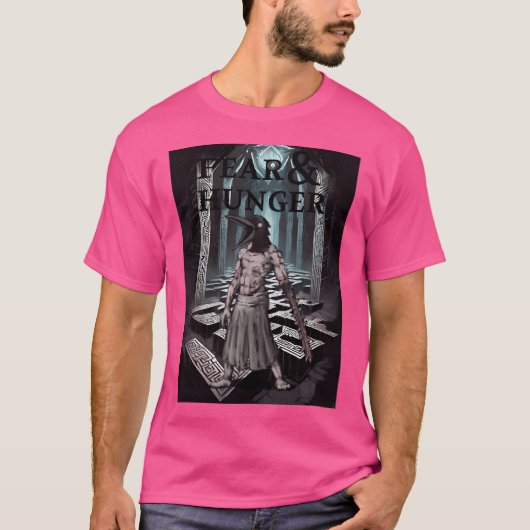 Angst en honger t-shirt (Voorkant)