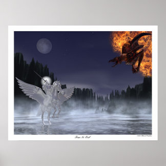 Angst Geen aambeeld Poster