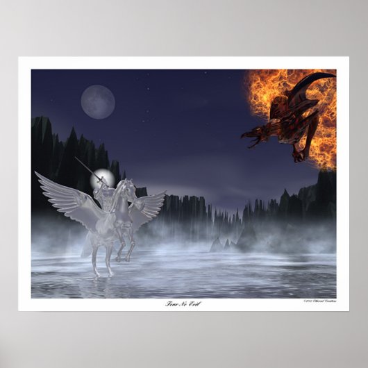 Angst Geen aambeeld Poster (Voorkant)