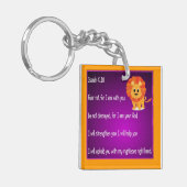 Angst Geen Sleutelhanger (Voorkant Links)