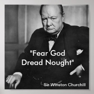 Angst God, Dred Nood - churchill poster