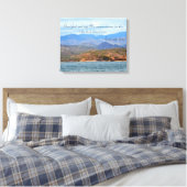 Angst God en houd zijn geboden. Canvas Afdruk (Insitu (Slaapkamer))