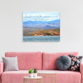 Angst God en houd zijn geboden. Canvas Afdruk (Insitu (Woonkamer))