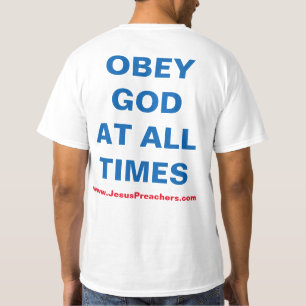 Angst God/Liefde God Evangelisme T-Shirt