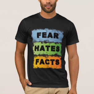 Angst Haat Feiten Krachtig AA-Herstellingszinspr T-shirt