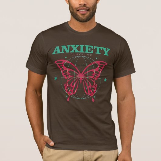 Angst Heilige Vlinder T-shirt (Voorkant)