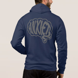 angst in de hersenen hoodie