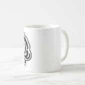  angst in de hersenen koffiemok (Voorkant rechts)