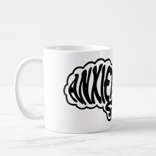  angst in de hersenen koffiemok (Links)