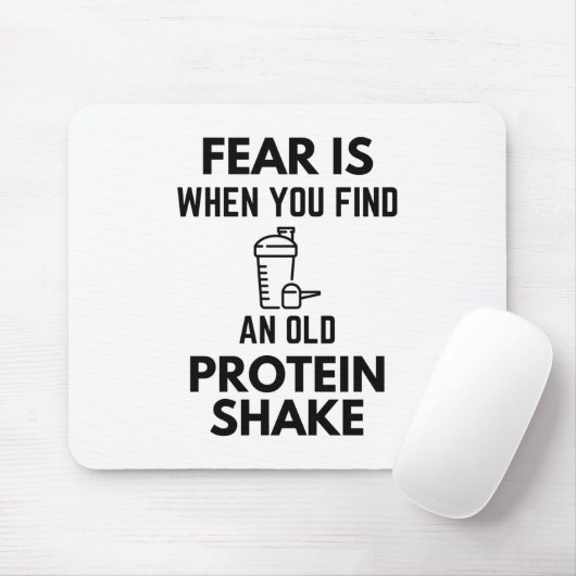 Angst is dat je een oud eiwit vindt dat de gym muismat (Met muis)