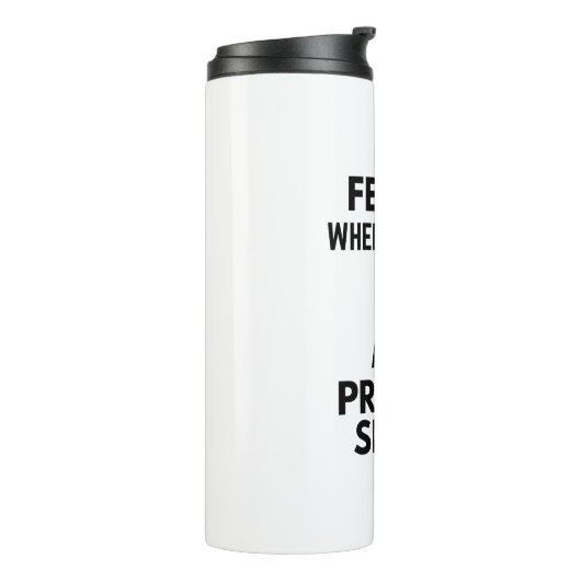 Angst is dat je een oud eiwit vindt dat de gym thermosbeker (Gedraaid links)