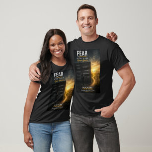 Angst is de belangrijkste muur die je tegenhoudt o t-shirt
