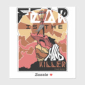 Angst is de Mind Killer Sticker (Vel)