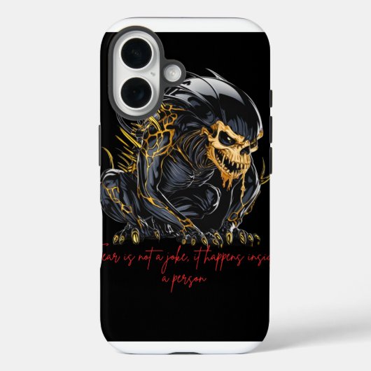 Angst is echt Case-Mate iPhone case (Achterkant)