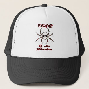 Angst is een illusie - Creepy Skull Spider Trucker Pet