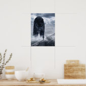 Angst is een krachtig beest, panter - succes poster (Keuken)