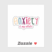 Angst is mijn cardio Sticker (Vel)