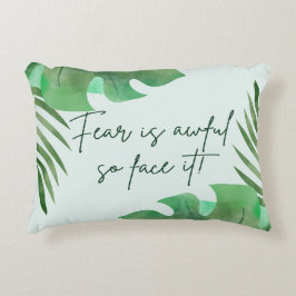 Angst is zo kwaad als het is! accent kussen