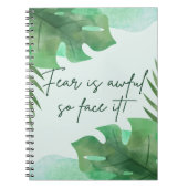 Angst is zo kwaad als het is! notitieboek (Voorkant)