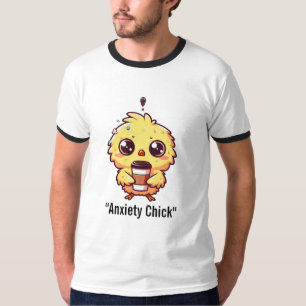 Angst Kip – Grappig Zenuwachtig Schattig Kip T-Shi T-shirt