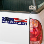 Angst Levende Bumpersticker houden (Op Truck)