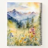 Angst Niet Bijbelse Waterverf Natuur Christelijk Notitieboek (Achterkant)