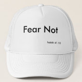 Angst Niet Bijbelvers pet (Voorkant)