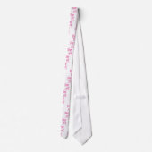 Angst niet Christelijk roze grunge Stropdas (Achterkant)