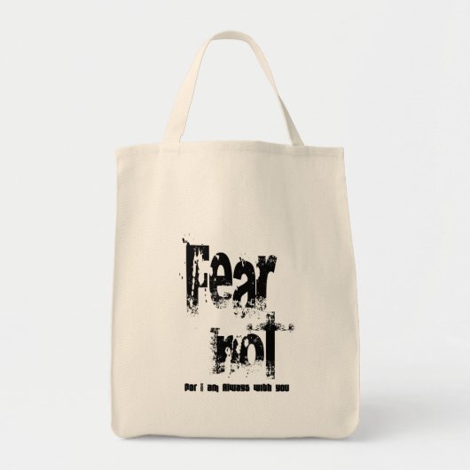 Angst niet Christelijk Tote Bag (Voorkant)