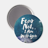 ANGST NIET, IK BEN - Jesaja 41:10 - Christelijke a Magneet (Voorkant / Achterkant)