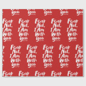 ANGST NIET, IK BEN met je Christelijk - Jesaja 41: Cadeaupapier (Vlak)