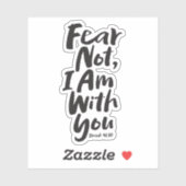 ANGST NIET, IK BEN met je Christelijk - Jesaja 41: Sticker (Vel)