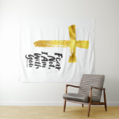 ANGST NIET, IK BEN met je - Christelijk - Jesaja 4 Wandkleed (In Situ (horizontaal))