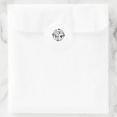angst niet Isaiah 41 10-01 Ronde Sticker (Tas)