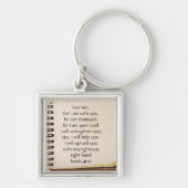 Angst niet, Isaiah Scripts Note Paper Sleutelhanger (Voorkant)