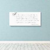 Angst niet - Jesaja 41:10 Typografie canvas Afdruk (Insitu (Houten vloer))