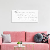 Angst niet - Jesaja 41:10 Typografie canvas Afdruk (Insitu (Woonkamer))
