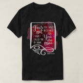 Angst niet omdat ik jullie Isaiah 43 1 heb terugge T-shirt (Design voorkant)