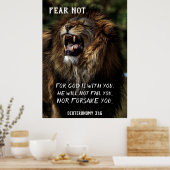 Angst niet voor de Christelijke bijbelversie van d Poster (Keuken)