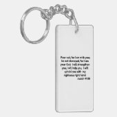 angst niet, want ik ben bij jou;  niet ontzet zijn sleutelhanger (Voorkant Links)